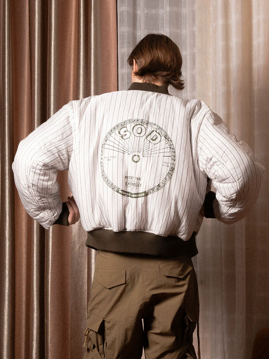 SOD Co. Reversible Colorblock MA-1 Bomber Jacket