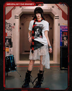 MEDM x EVA NEVER END Vintage Character Poster Print Tee