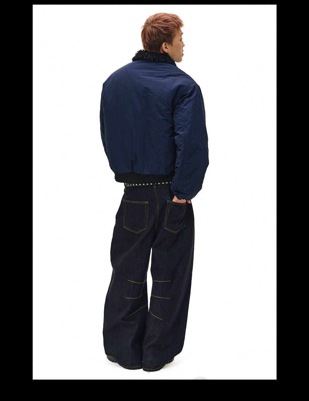 NOVACAM Fur Collar MA-1 Bomber Jacket