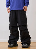 Harsh and Cruel Pleated Paratrooper Work Cargo Pants