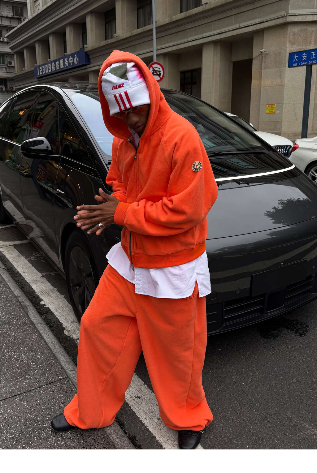 STEEPC Fleece Zip Up Hoodie and Sweatpants Set