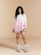 1807 Gradient Faux Mink Fur Knit Sweater