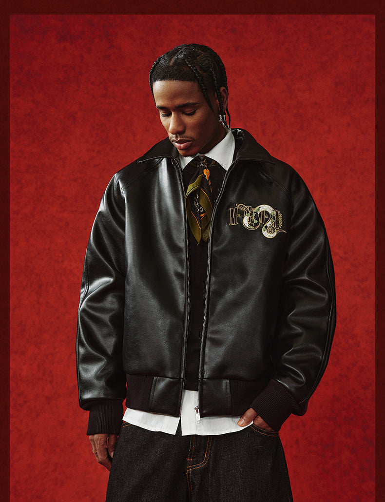 MEDM Year of the Snake Limited Edition Leather Jacket