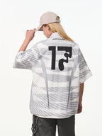 Harsh and Cruel Colorblock Digital Sports Print Shirt