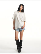 MEDM UV Resistant Flower Logo Tee