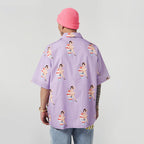 VOTE Ice Cream Girl Cuban Shirt