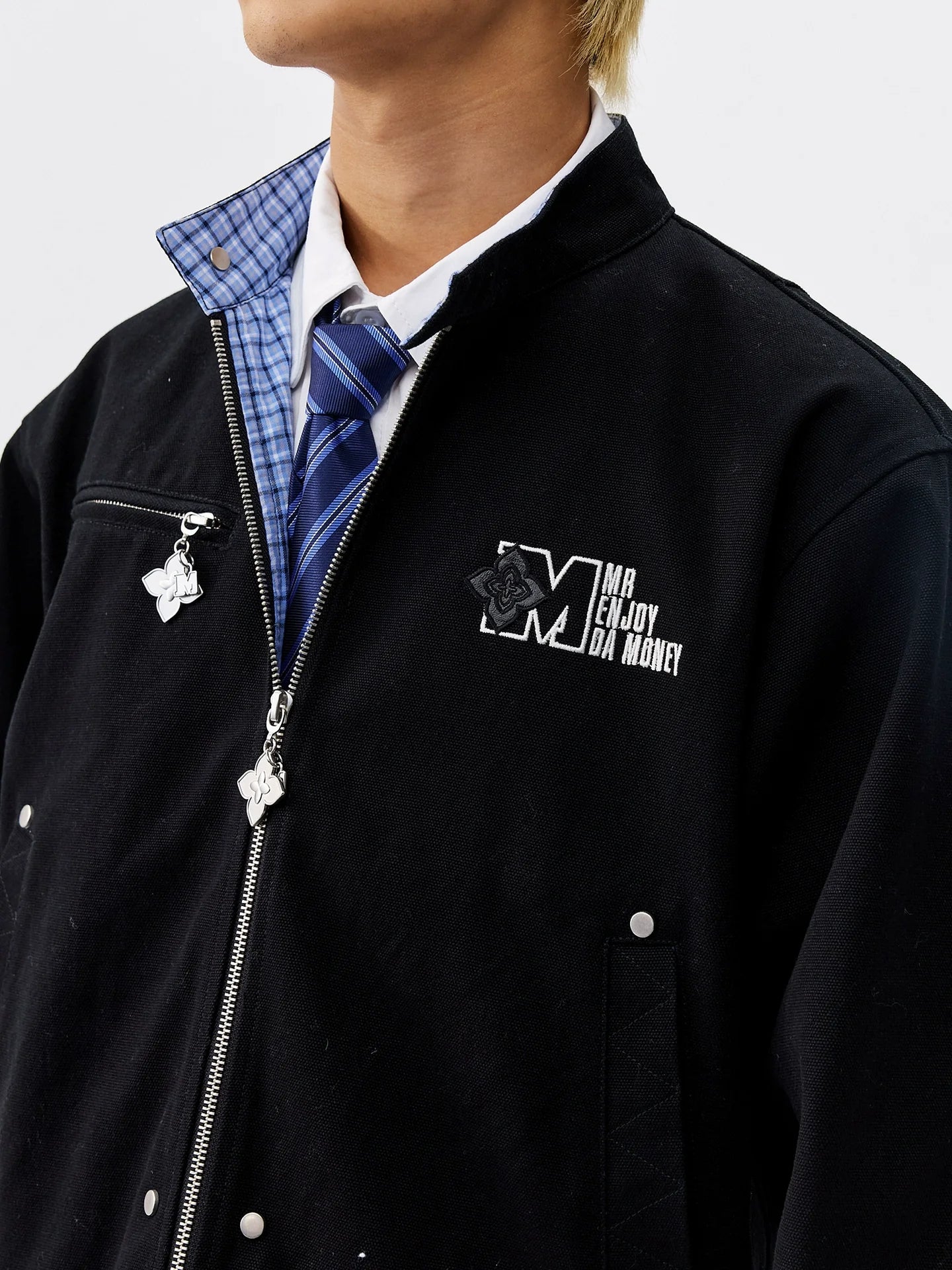 MEDM Plaid Lined Work Jacket