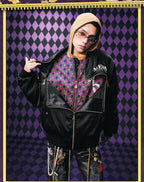MEDM × JOJO Multi Zip Bomber Jacket
