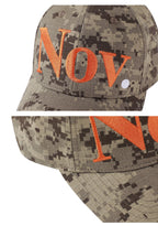 NOVACAM Pixel Camo NOV Logo Embroidered Dad Hat