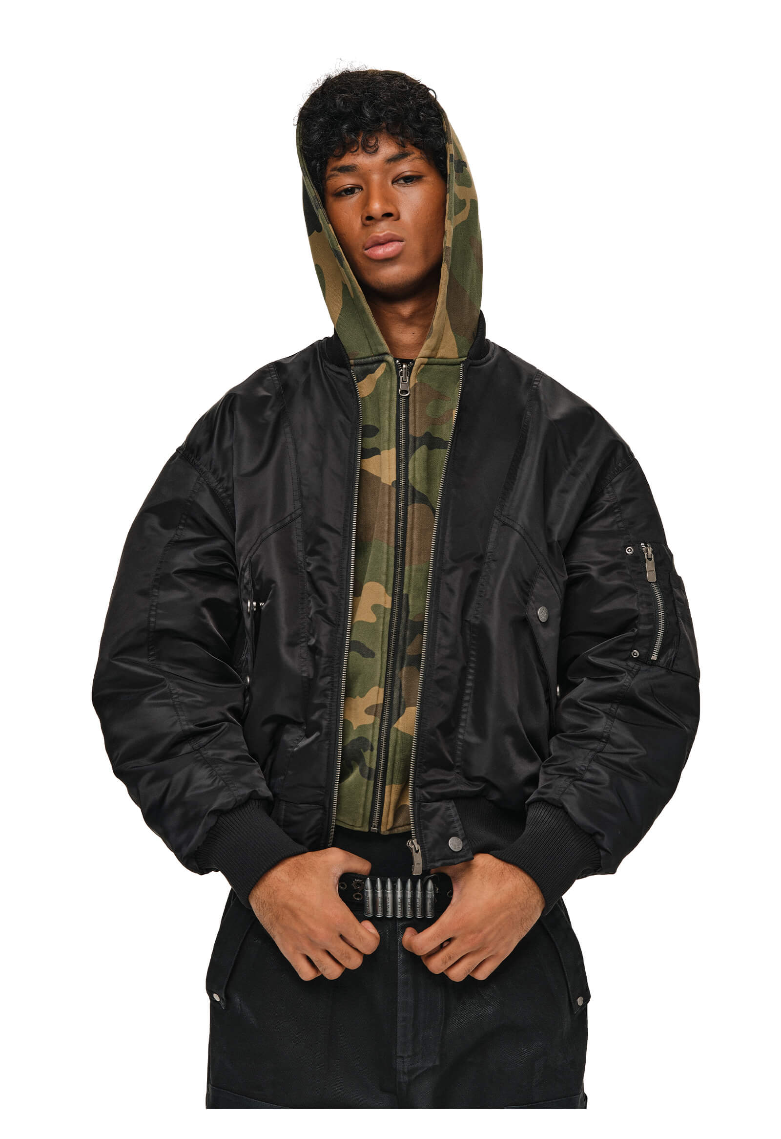 ANTIDOTE Reversible Camouflage MA-1 Bomber Jacket