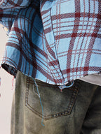 Remedy Wave Plaid Reversible Long Sleeve Shirt