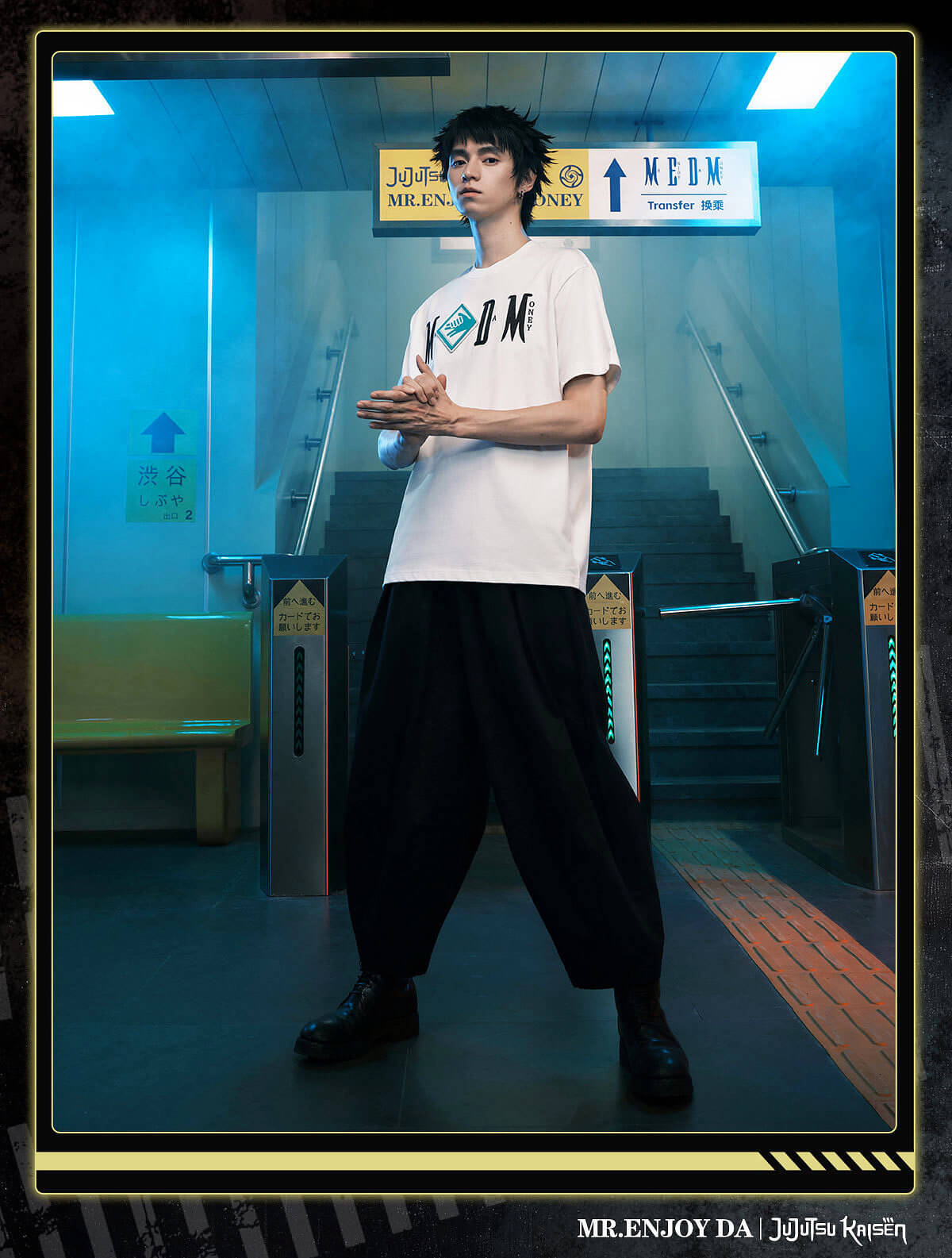 MEDM × Jujutsu Kaisen Character Icon Velcro Tee
