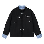 MEDM Plaid Lined Work Jacket