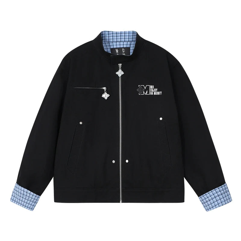MEDM Plaid Lined Work Jacket