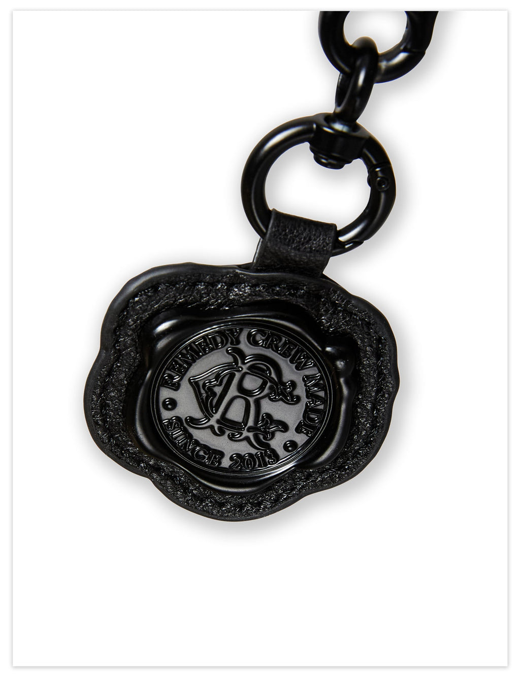 Remedy Metal Wax Seal Keychain Charm