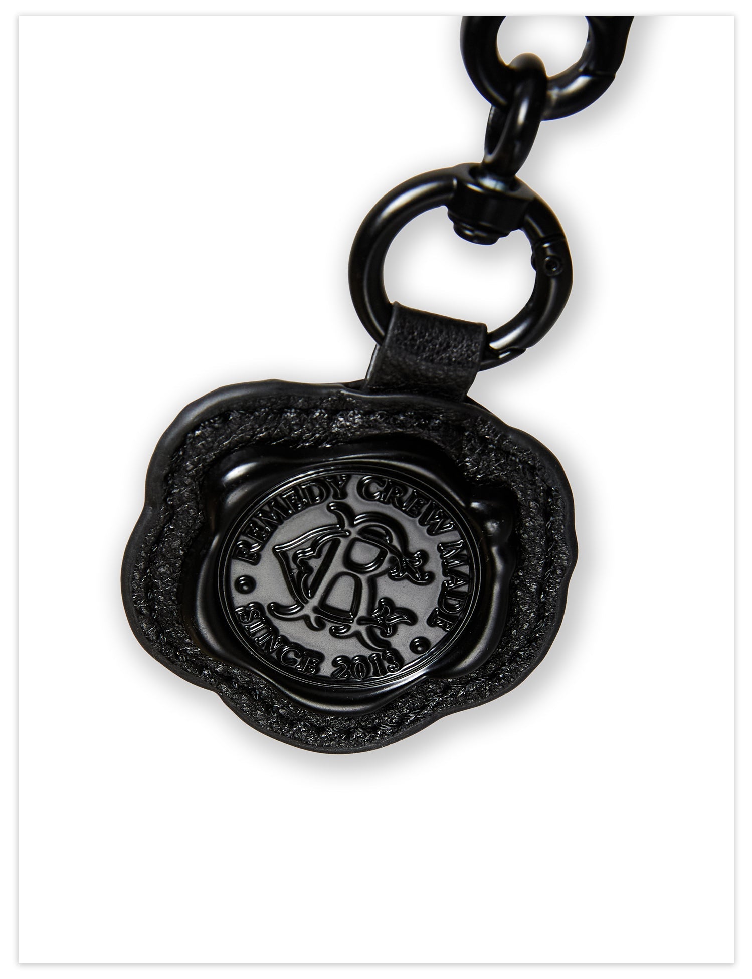 Remedy Metal Wax Seal Keychain Charm