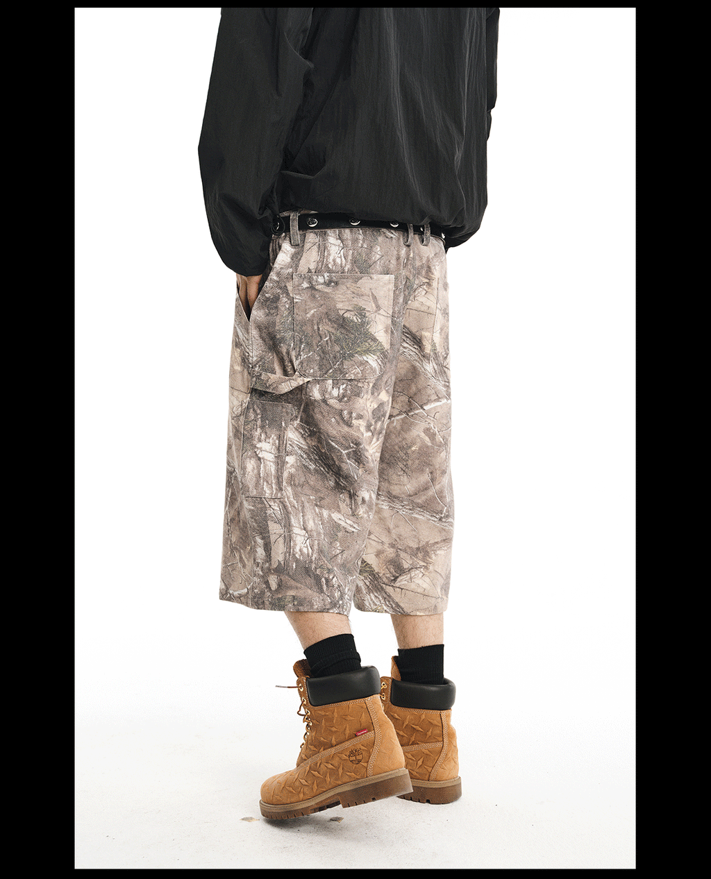 NOVACAM Tree Camouflage Work Baggy Shorts