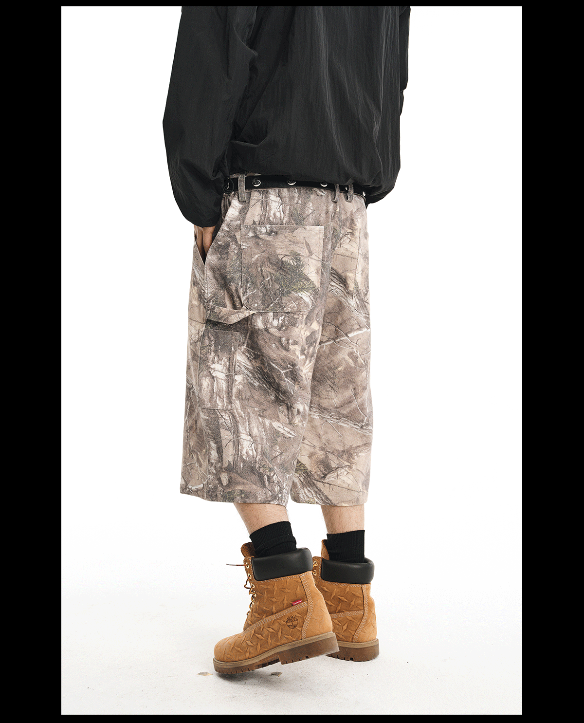 NOVACAM Tree Camouflage Work Baggy Shorts
