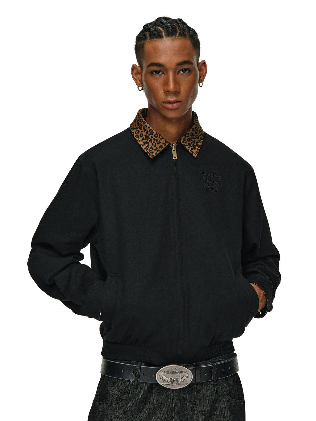 ANTIDOTE Leopard Reversible Detroit Jacket