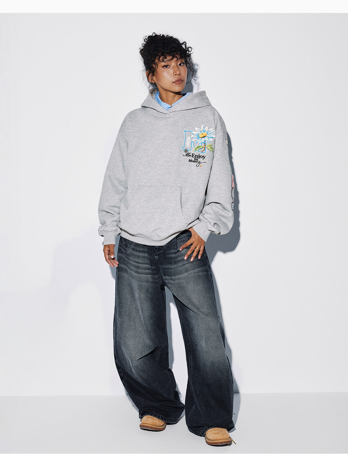 MEDM Daisy Floral Hoodie