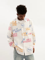 EMPTY REFERENCE Vintage Slogan Long Sleeve Shirt