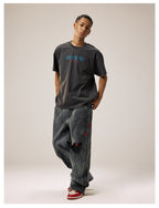 Remedy Kiss Mark Distressed Hole Work Painter Pants