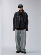 F2CE Color Block Patchwork Track Jacket