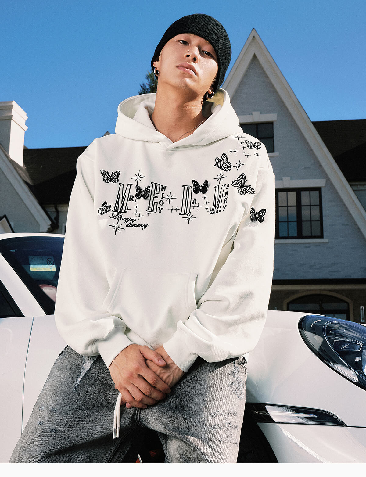 MEDM 3D Butterfly Logo Hoodie