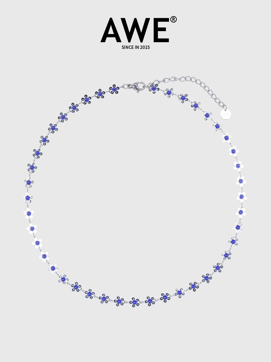 AWE Rainbow Small Daisy Chain Necklace