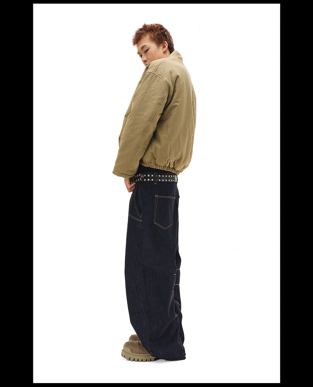 NOVACAM Canvas Puffer Short Work Jacket