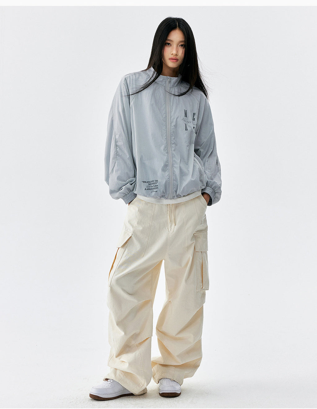 MEDM UV Resistant Logo Zip Jacket