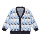 EMPTY REFERENCE Snow Mountain Stitching Cardigan