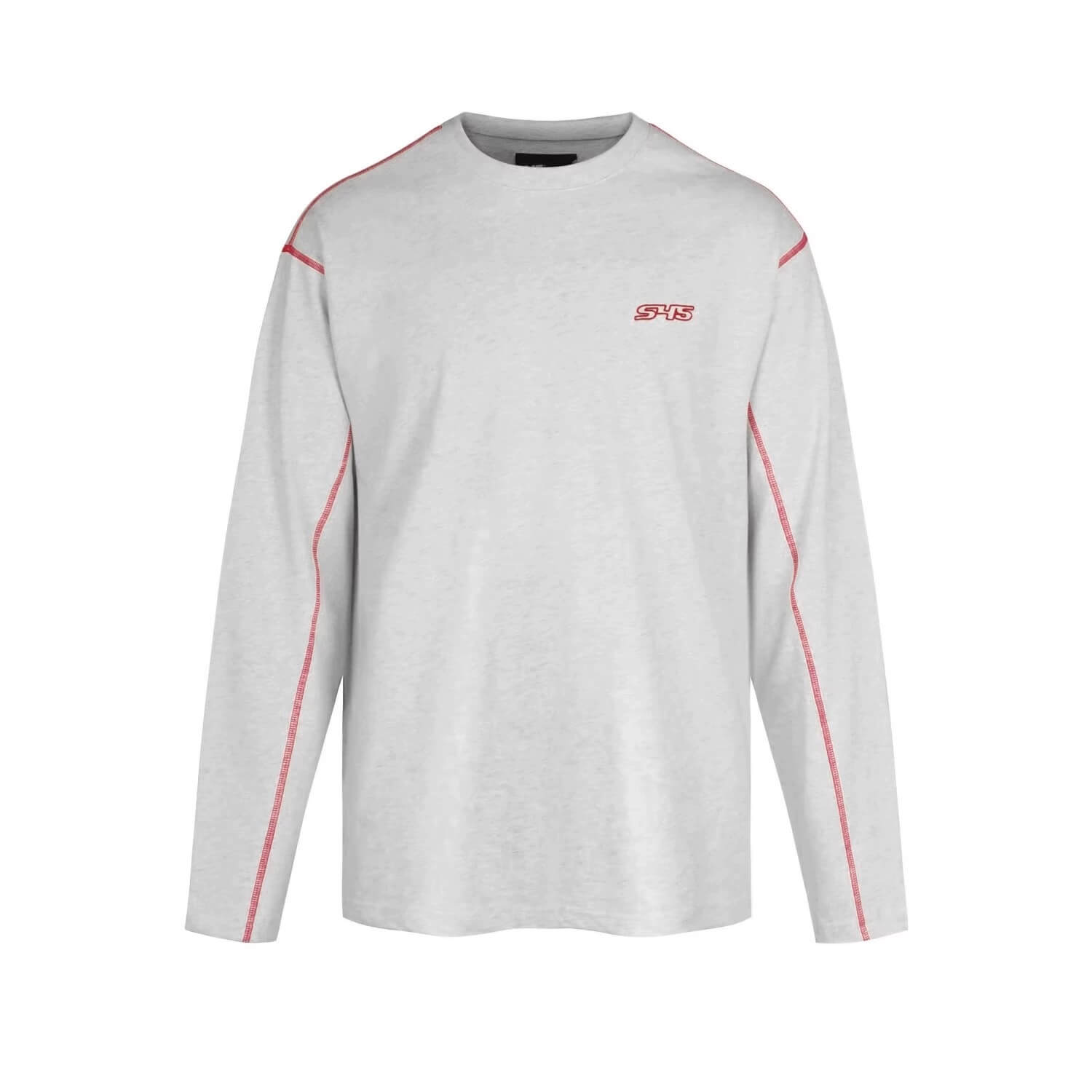 S45 Reverse Stitch Small Logo Long Sleeve Tee