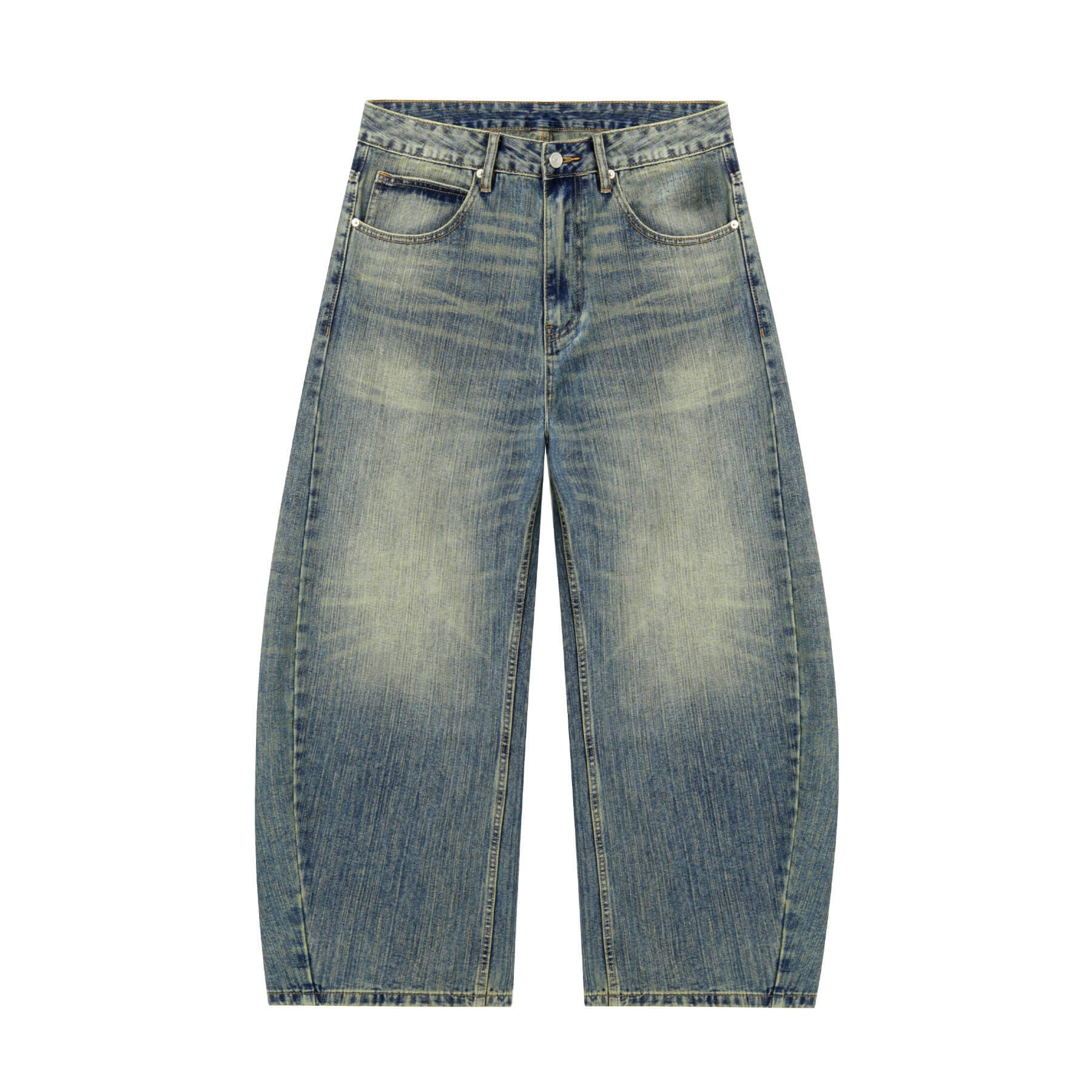 JHYQ Vintage Washed Machete Baggy Jeans