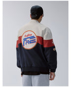 F2CE Patchwork Color Block Racing Jacket