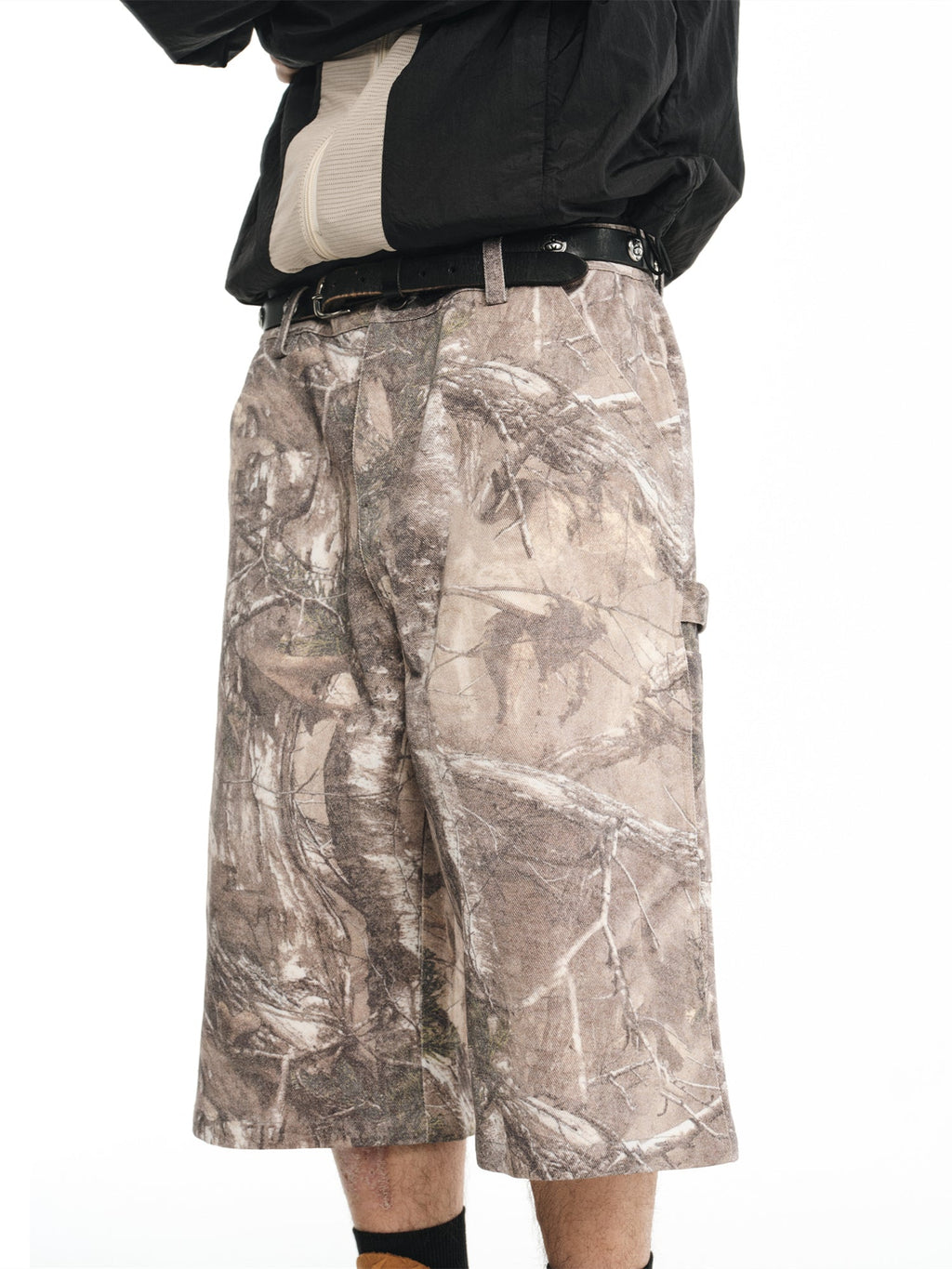 NOVACAM Tree Camouflage Work Baggy Shorts