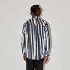 EMPTY REFERENCE Oil Painting Stripes Long Sleeved Shirt