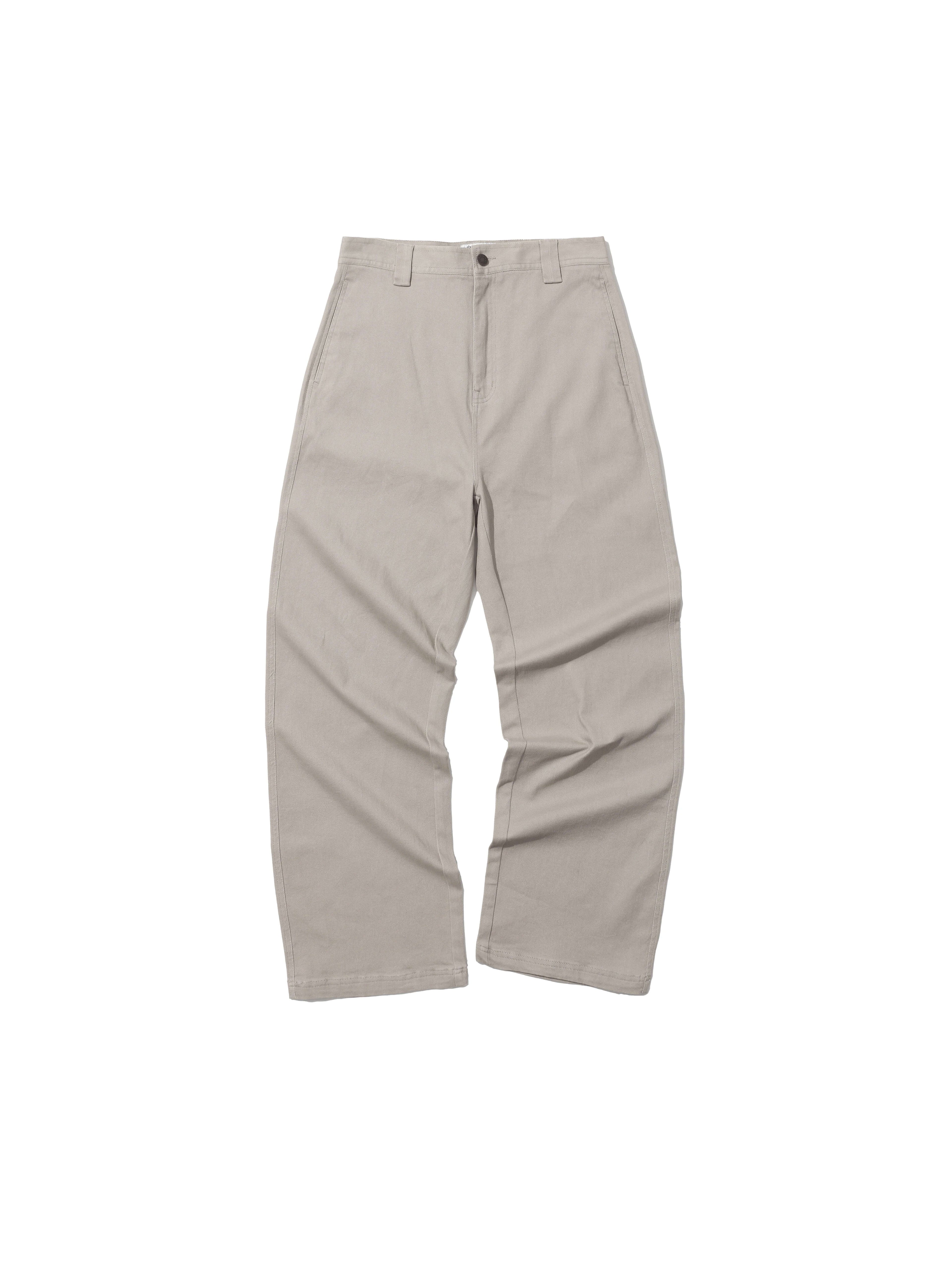 LIBERAFIT Washed Slight Flare Work Chino Pants