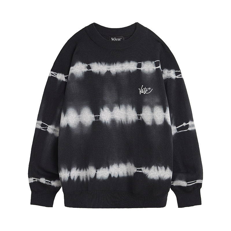 VOTE Tie Dyed Knit Sweater