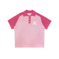 EMPTY REFERENCE Raglan Sleeve Knit Polo