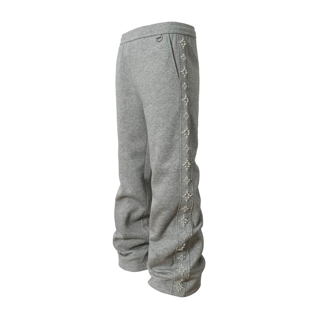 YADcrew Cross Track Pearl Sweatpants