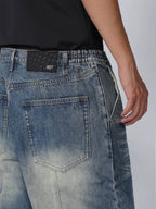 1807 Heavy Washed Whisker Center Stitch Jeans
