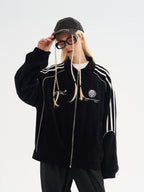 Harsh and Cruel Striped Loose Corduroy Jacket