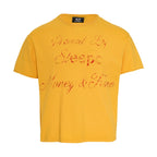 STEEPC Contrast Old Print Boxy Knit Tee