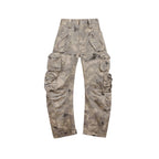 UNDERWATER Desert Camouflage 3D Cut Multi Pocket Work Cargo Pants
