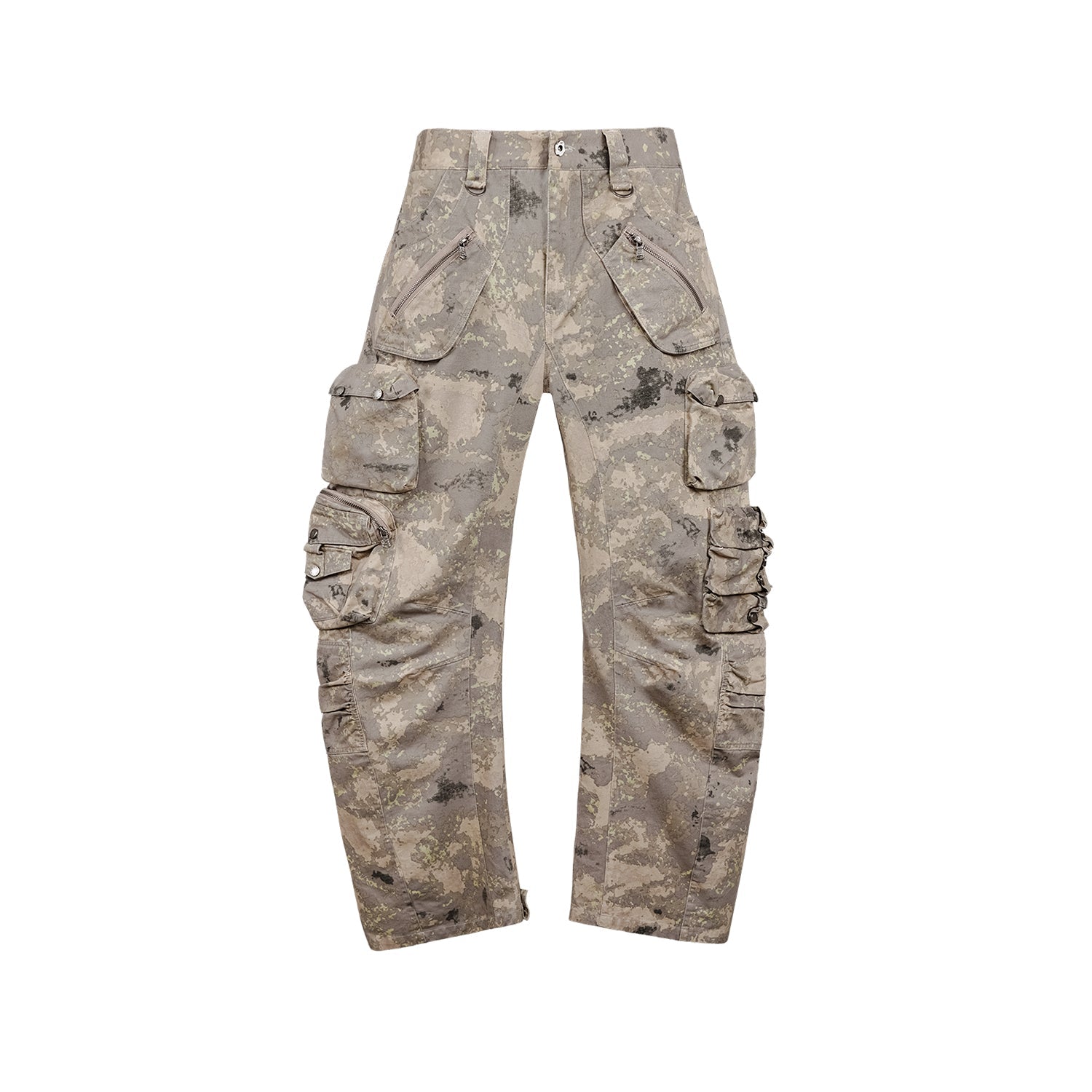 UNDERWATER Desert Camouflage 3D Cut Multi Pocket Work Cargo Pants