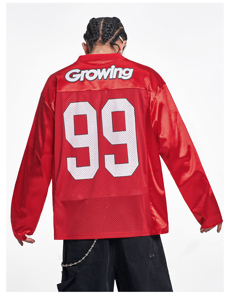 F3F Select 99 Numbered Mesh Long Sleeve Hockey Jersey