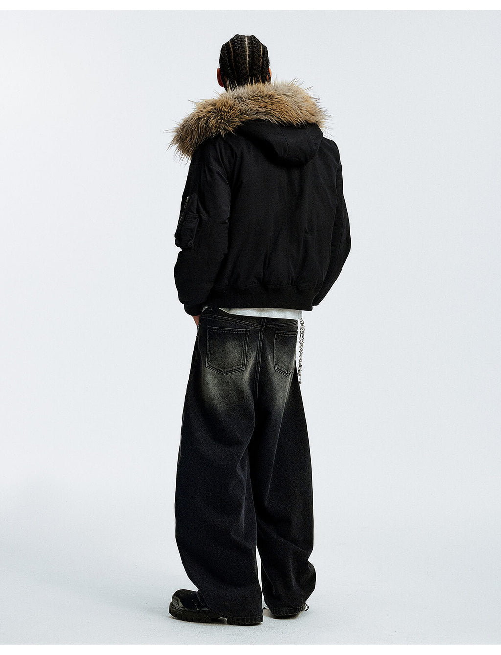 MEDM Fur Hood N-2B Flight Jacket