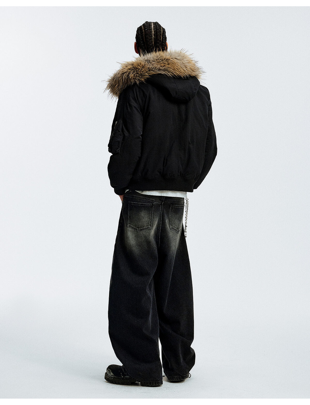MEDM Fur Hood N-2B Flight Jacket