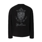YADcrew Horse Vintage Print Long Sleeve Tee